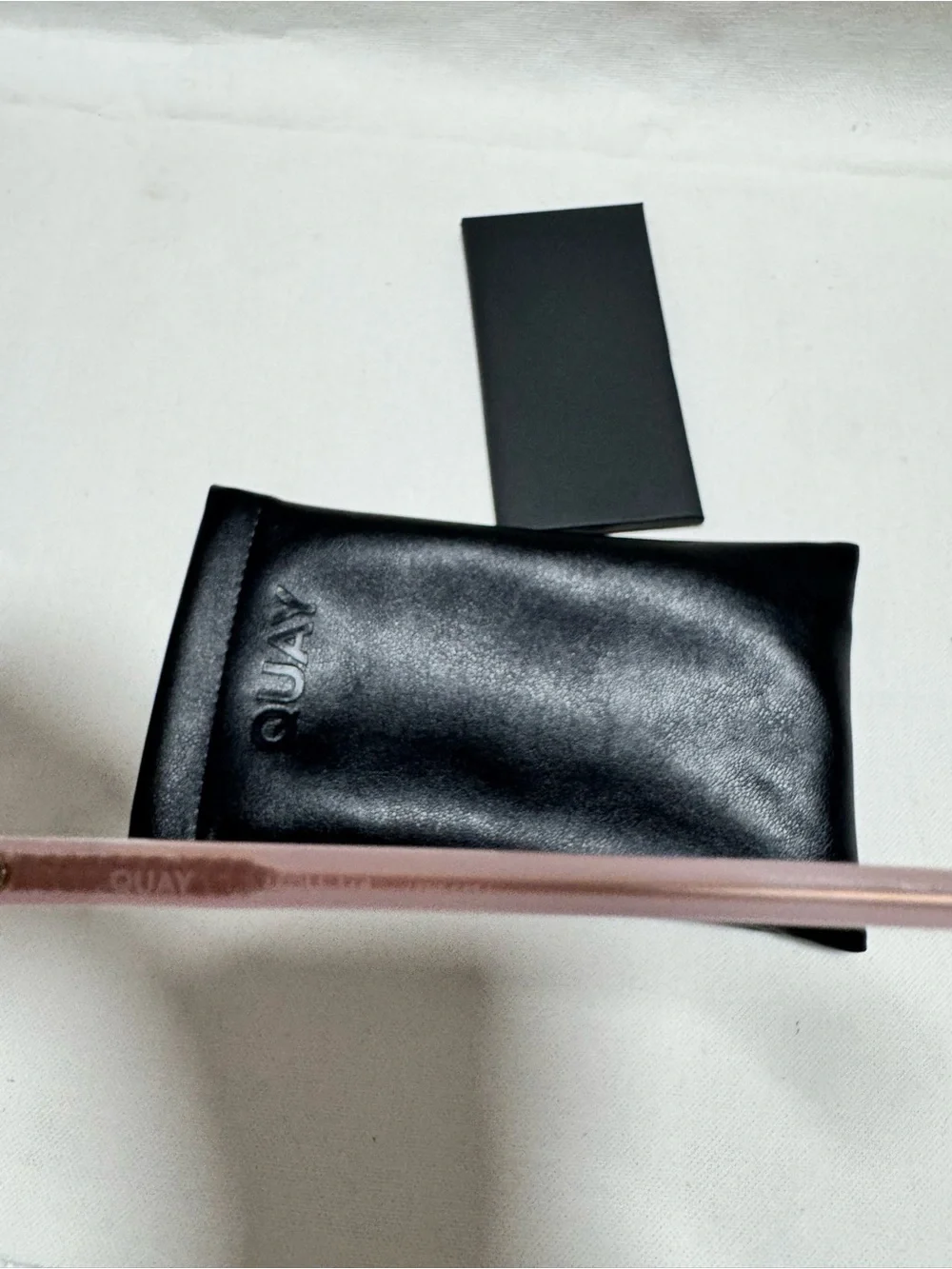 Quay Australia Translucent Pink Cat-Eye Sunglasses